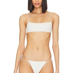 Tropic of C Croc Bikini Top